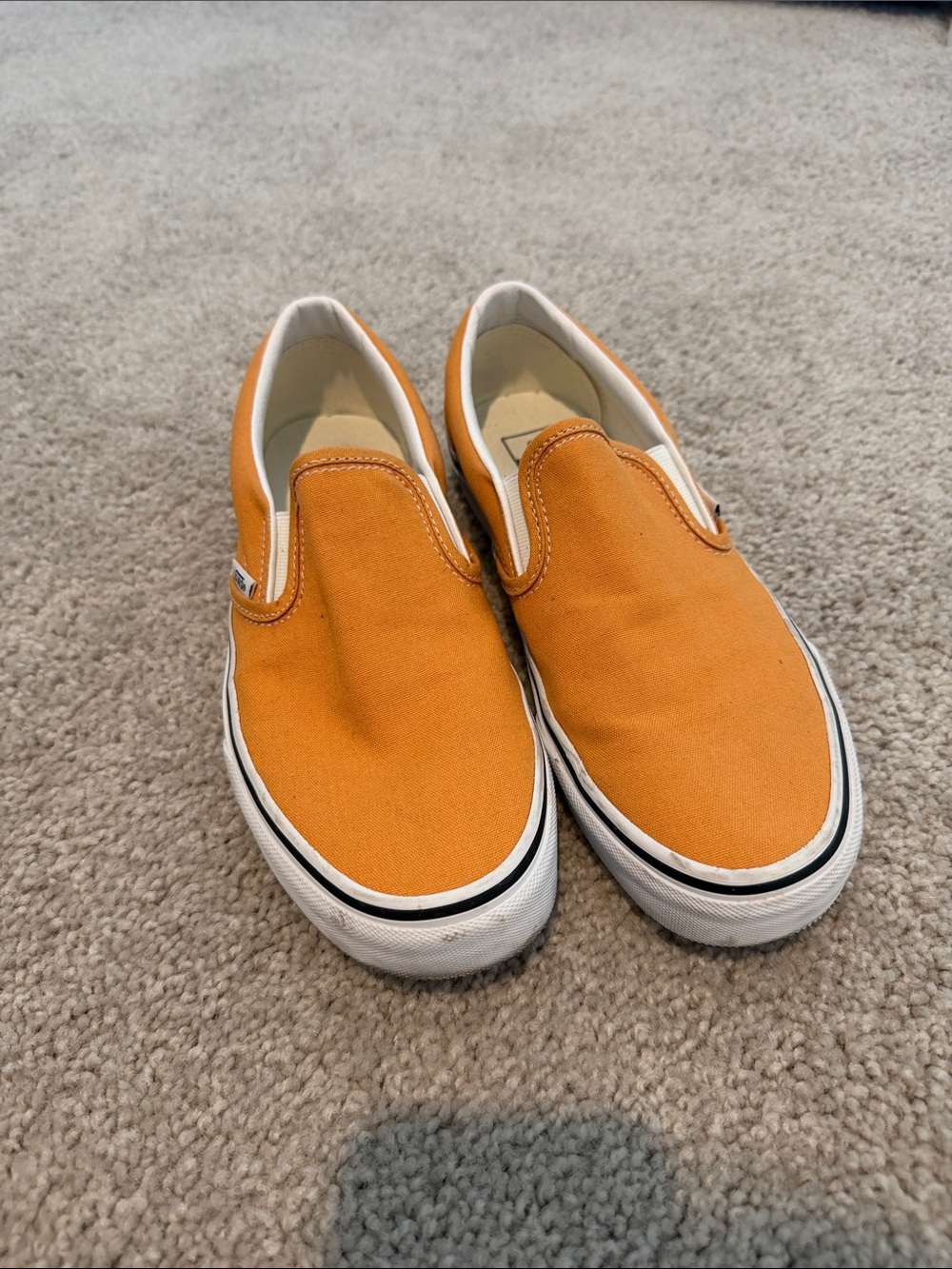 Vans Orange Slip-On